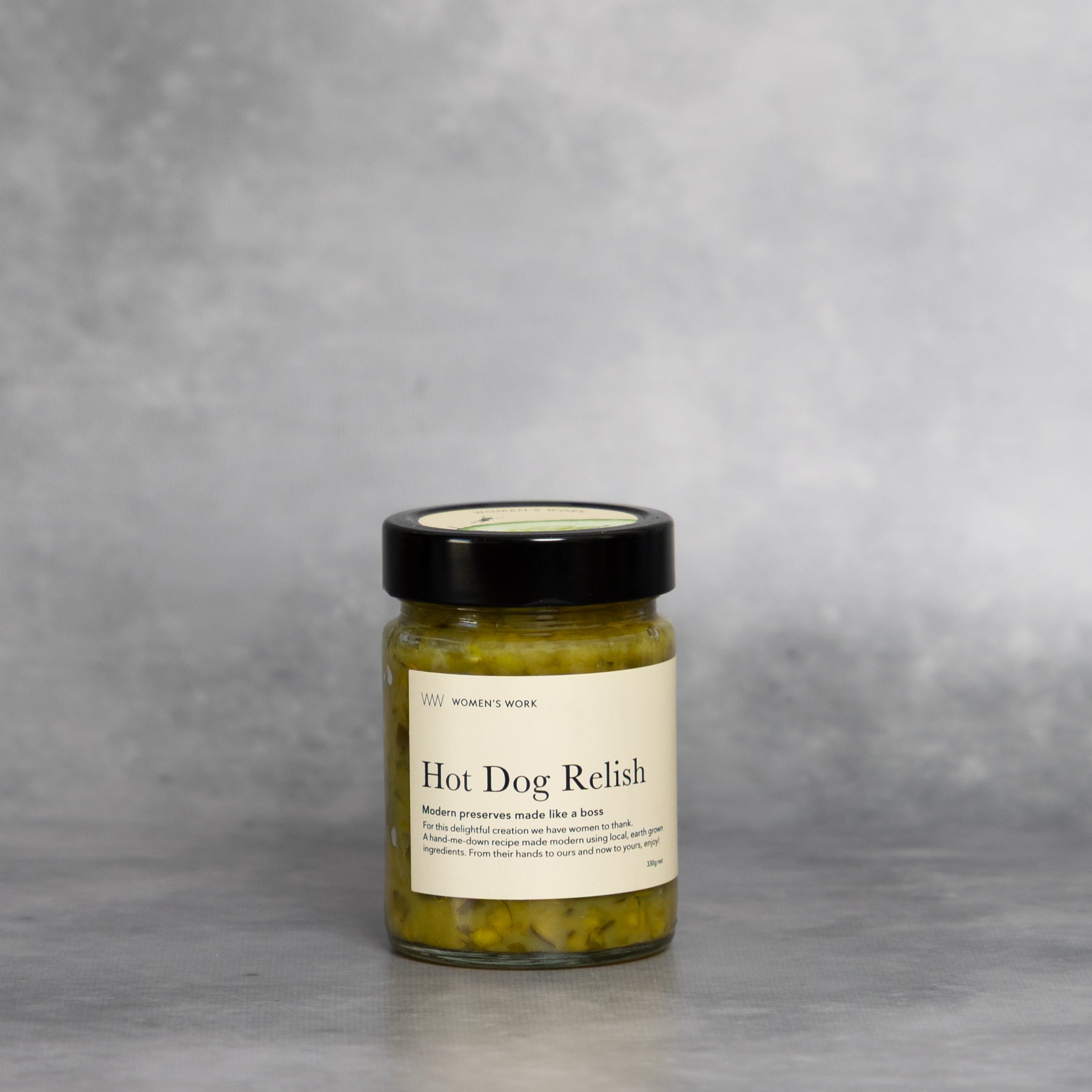 Relish Hot Dog Relish Grande 330g Women’s Work (Hawkesbury River, NSW)
