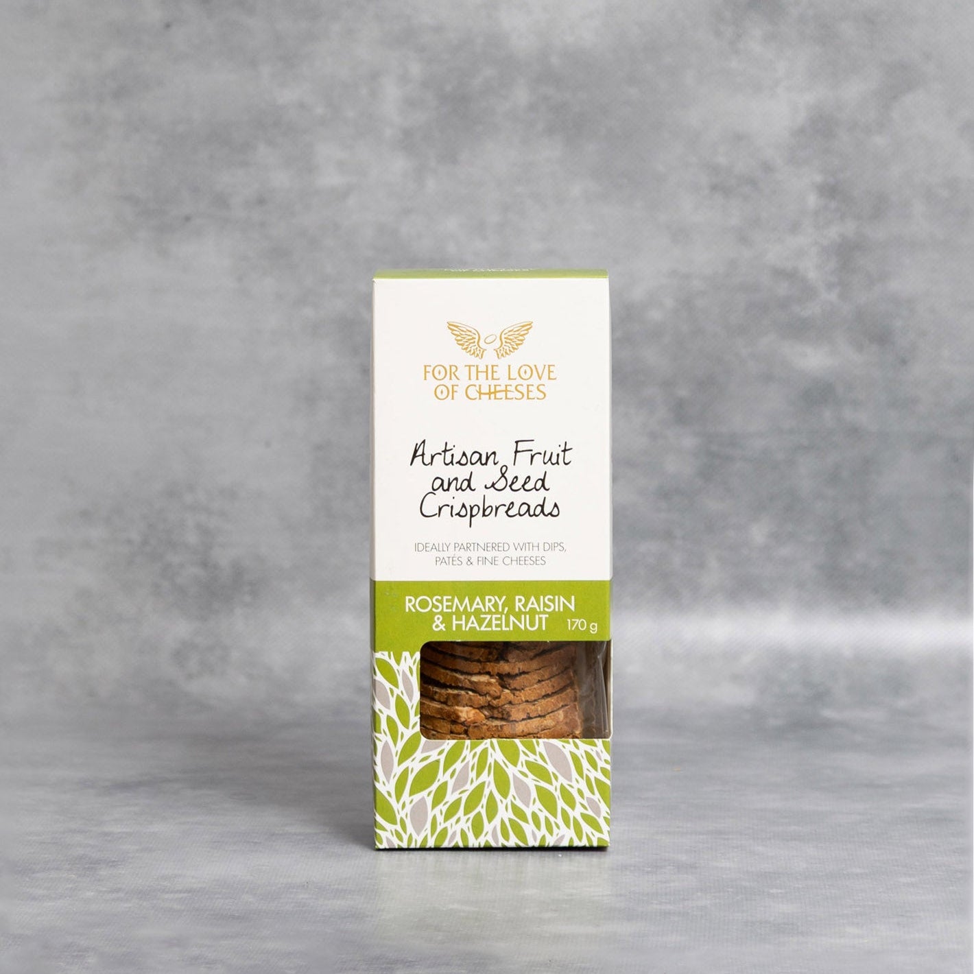 Artisan Fruit & Seed Crispbread Rosemary, Raisin & Hazelnut 170g