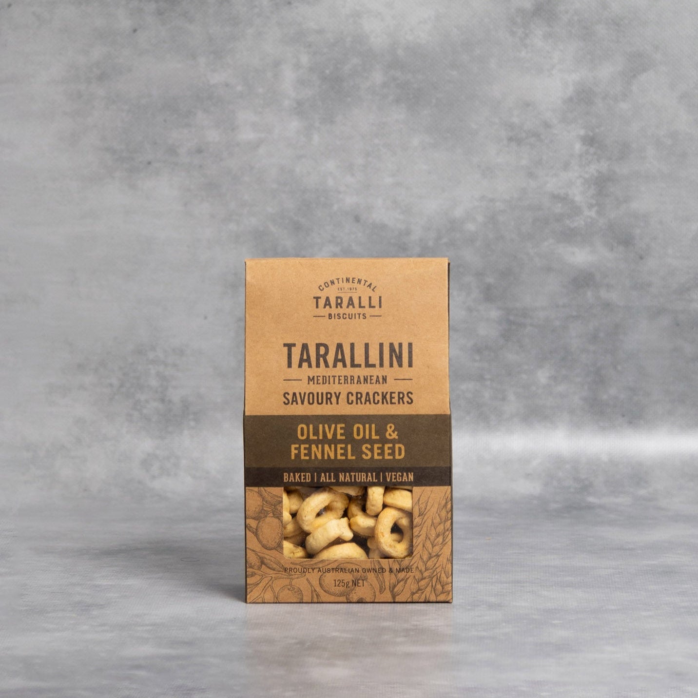 Olive Oil & Fennel Seed Taralli Biscuits 125g