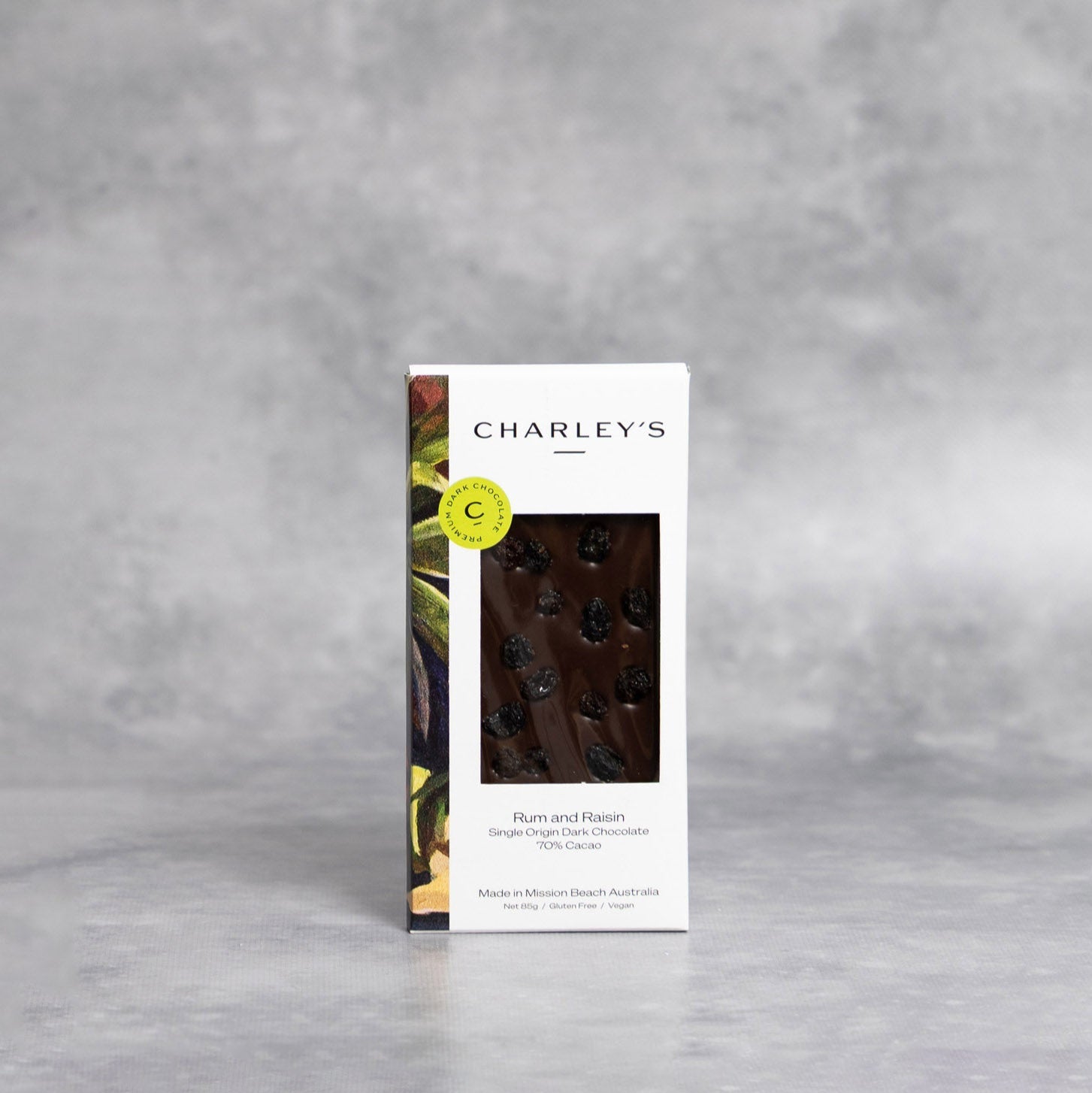 Charley's Rum & Raisin Chocolate 85g