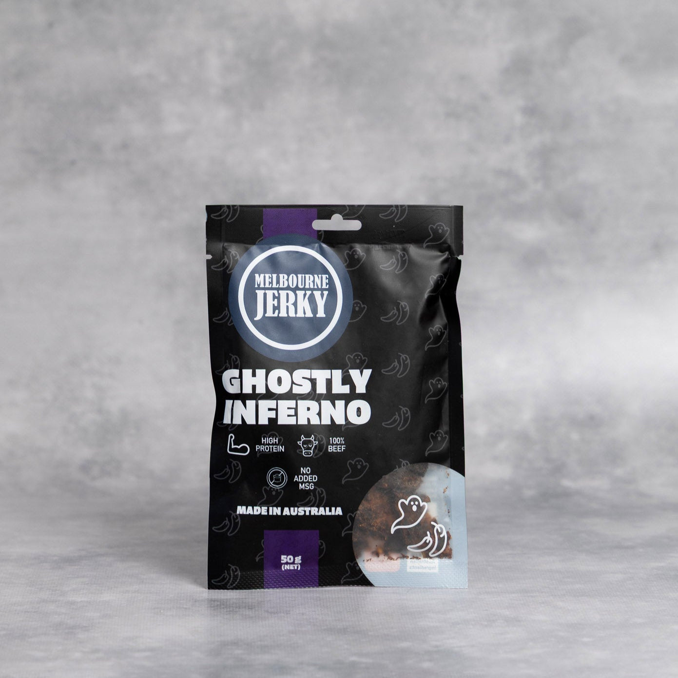 Melbourne Jerky Ghostly Inferno Jerky 50g