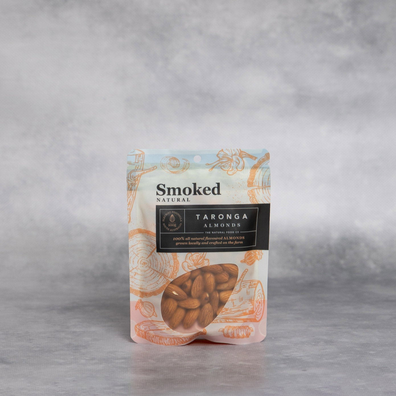 Smoked Natural Taronga Almonds 100g