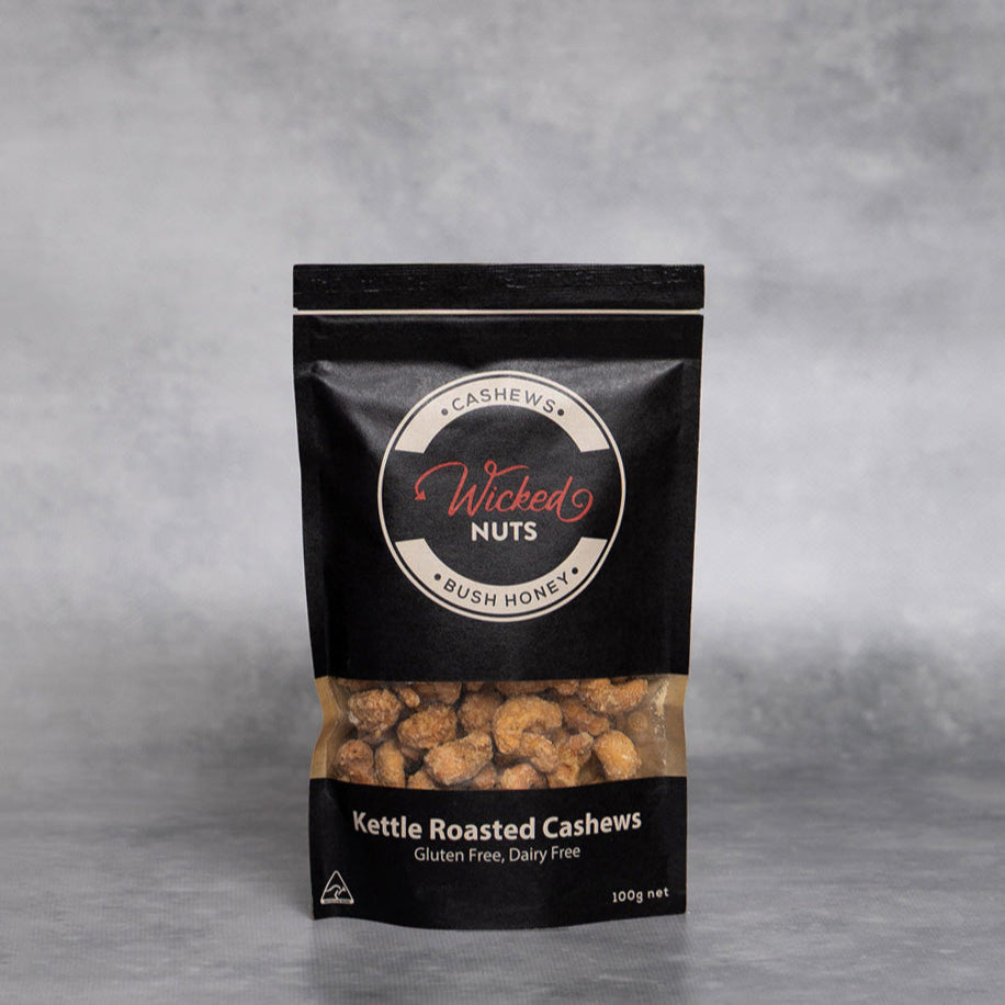 Bush Honey Roasted Cashews 100g