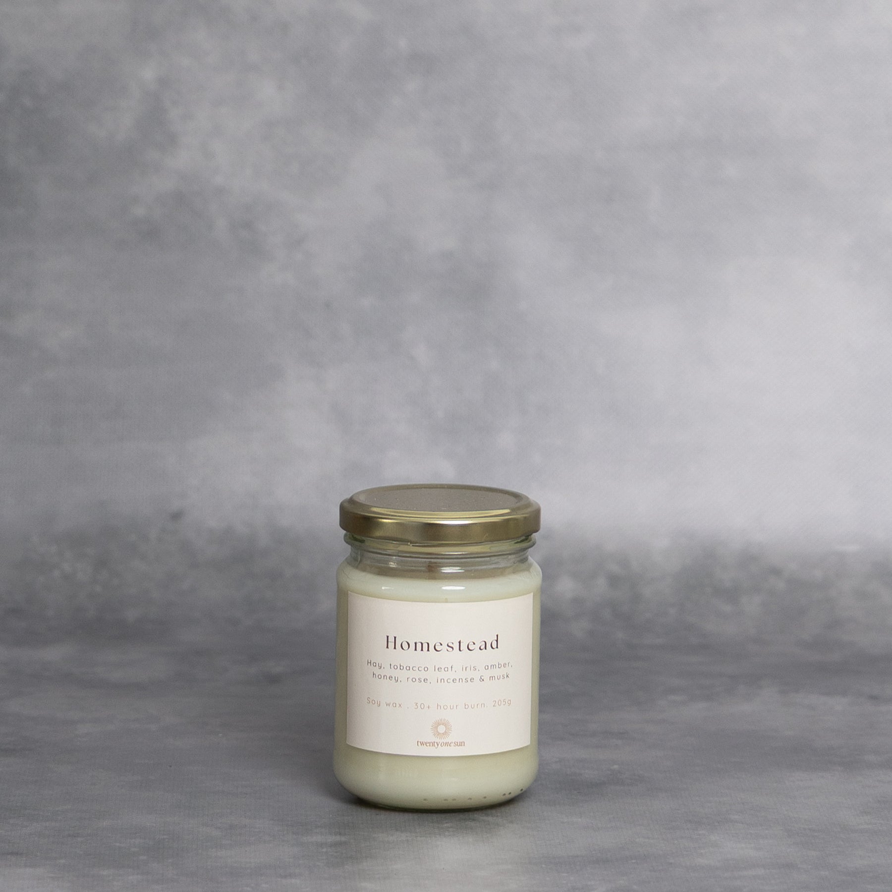 Candle "Twenty One Sun" – Homestead (Noosa, QLD) 205g