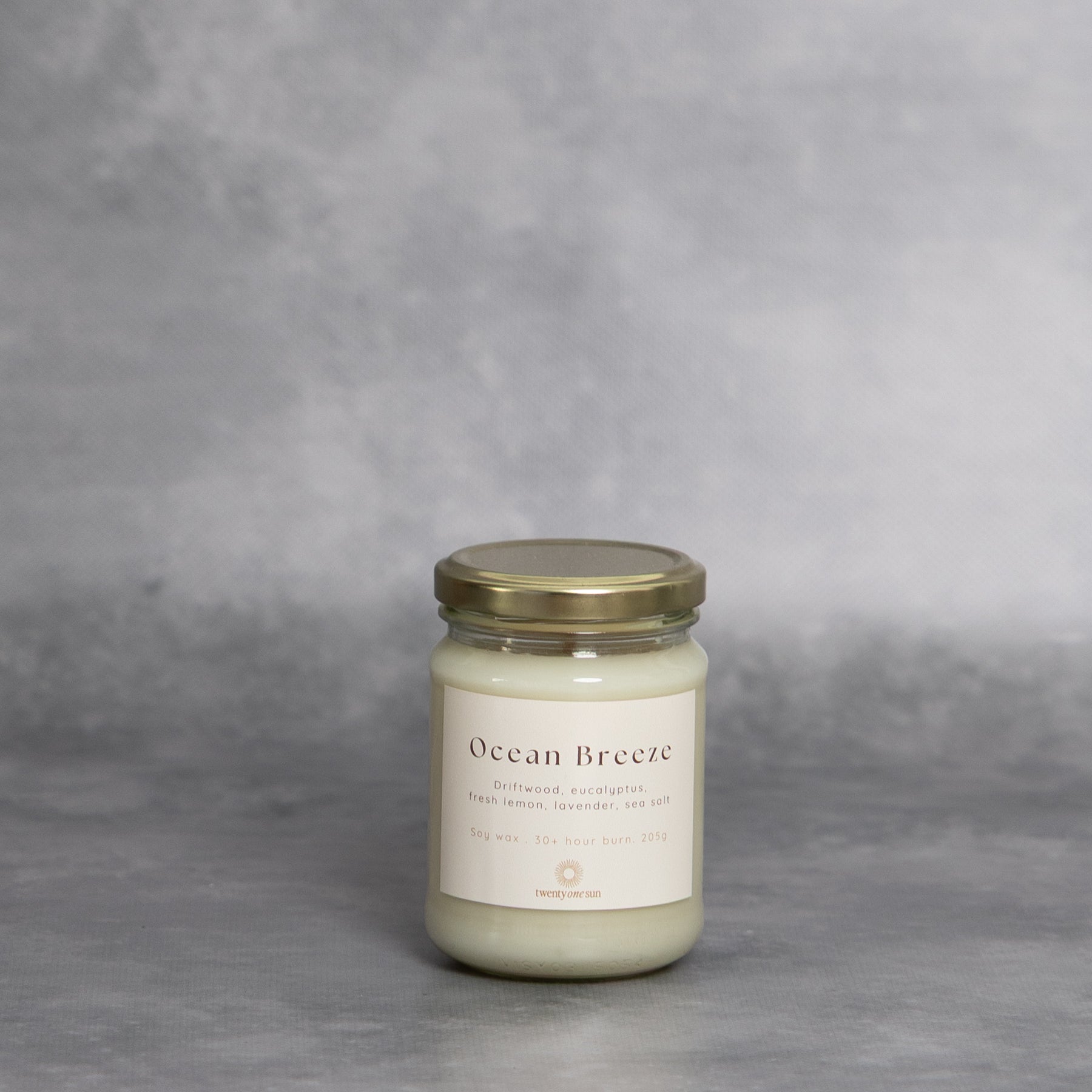 Candle Twenty One Sun – Ocean Breeze (Noosa, QLD) 205g