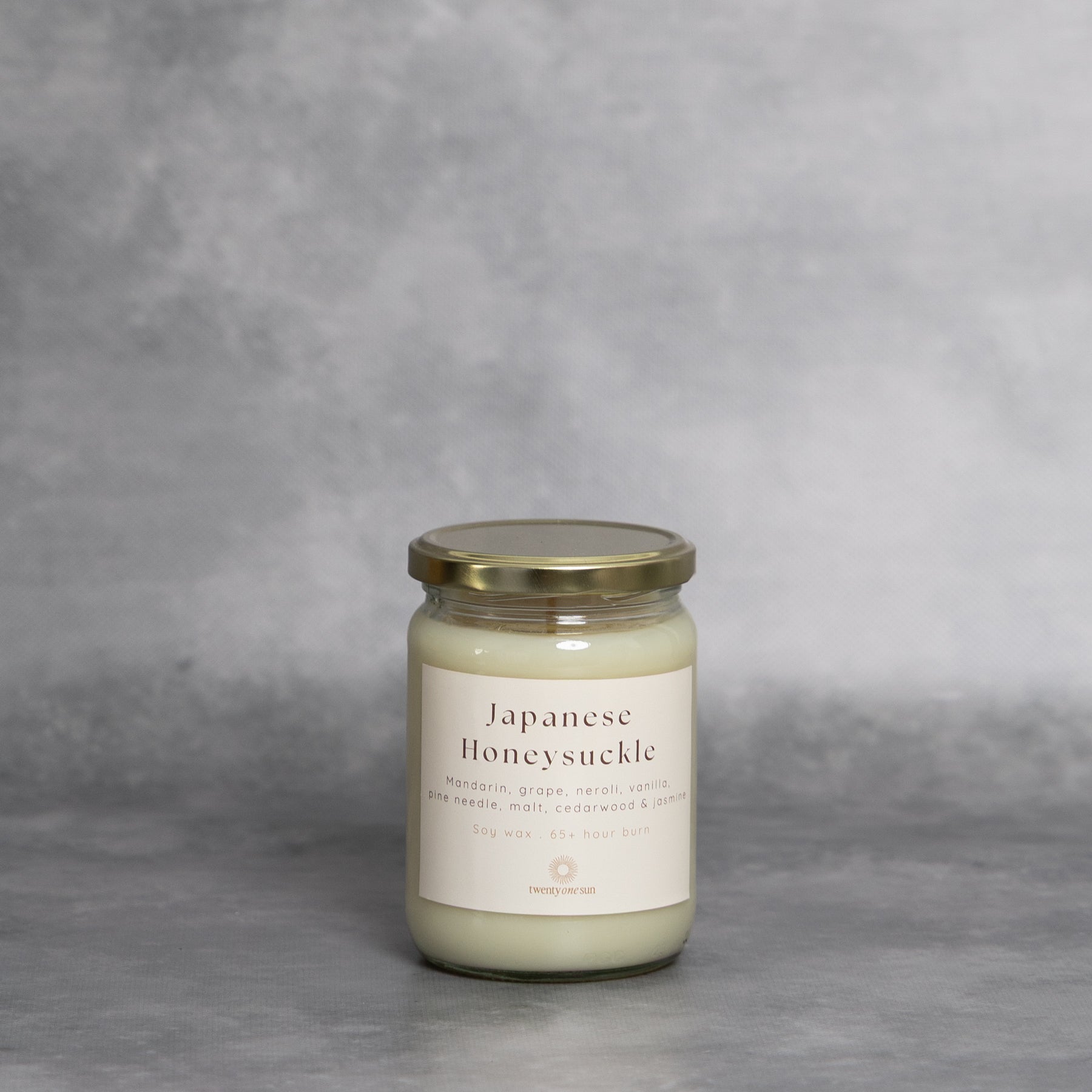 Candle Twenty One Sun – Japanese Honeysuckle (Noosa, QLD) 445g