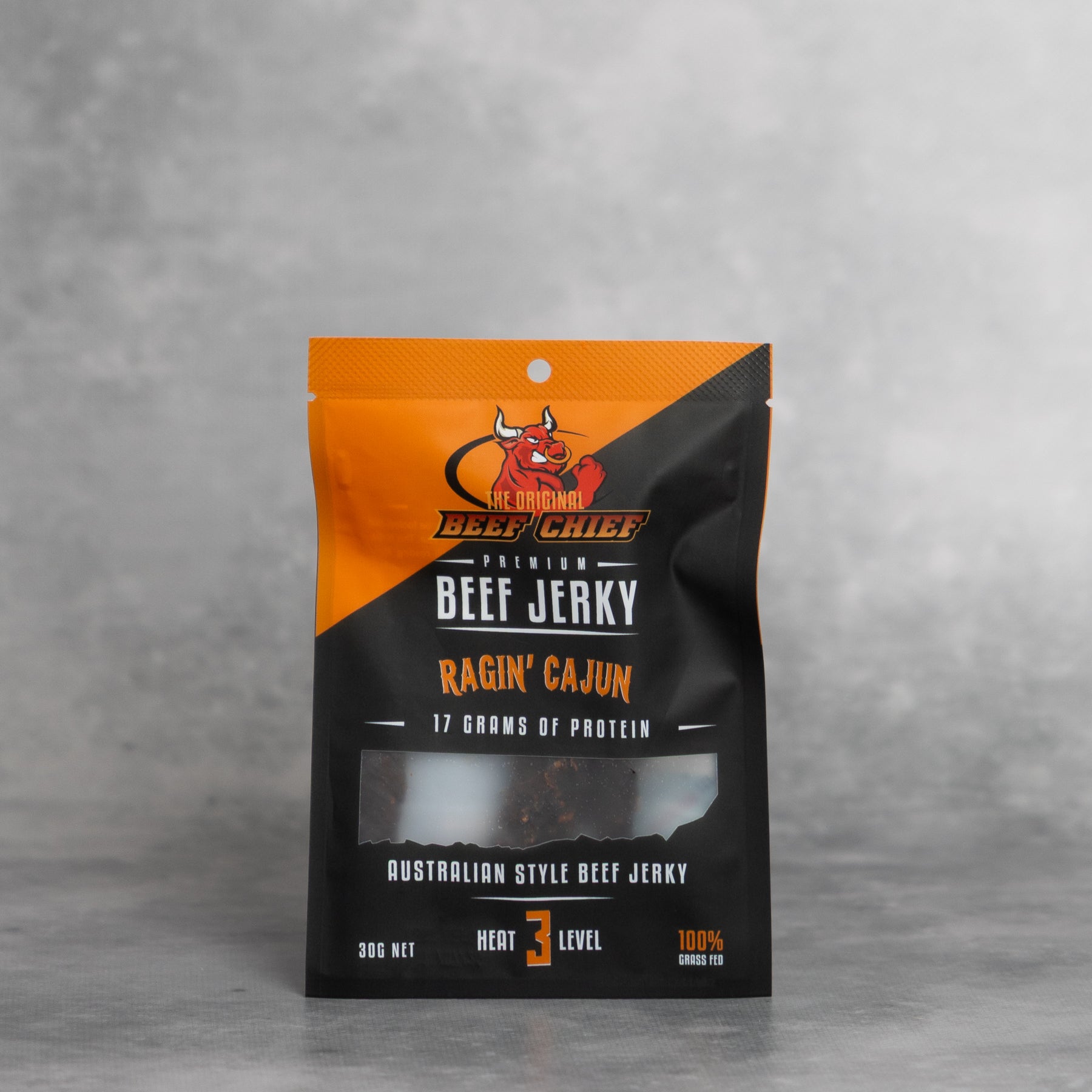 Jerky Beef Chief Ragin’ Cajun 30g (Tocumwal, NSW)