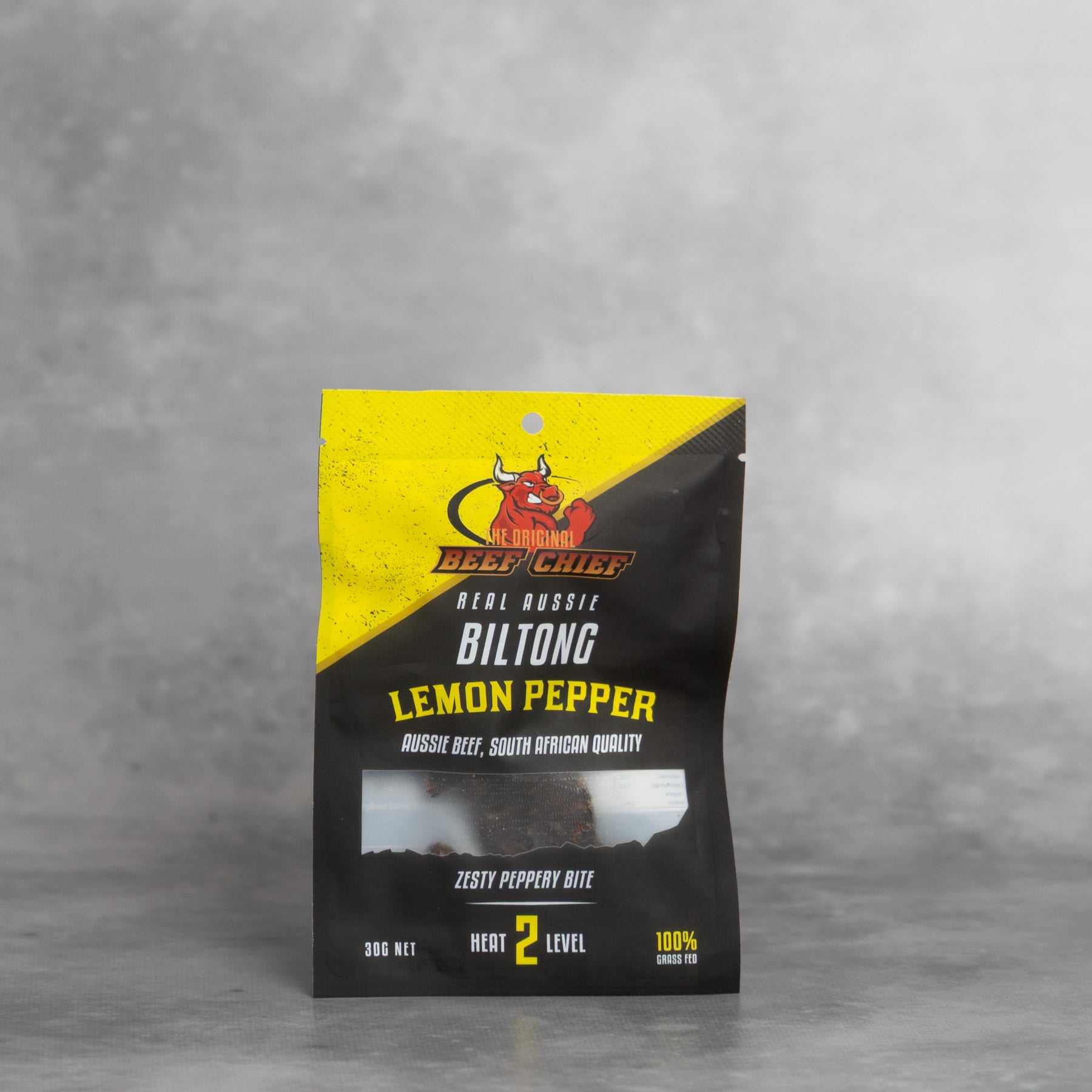 Biltong Beef Chief Lemon Pepper 30g (Tocumwal, NSW)