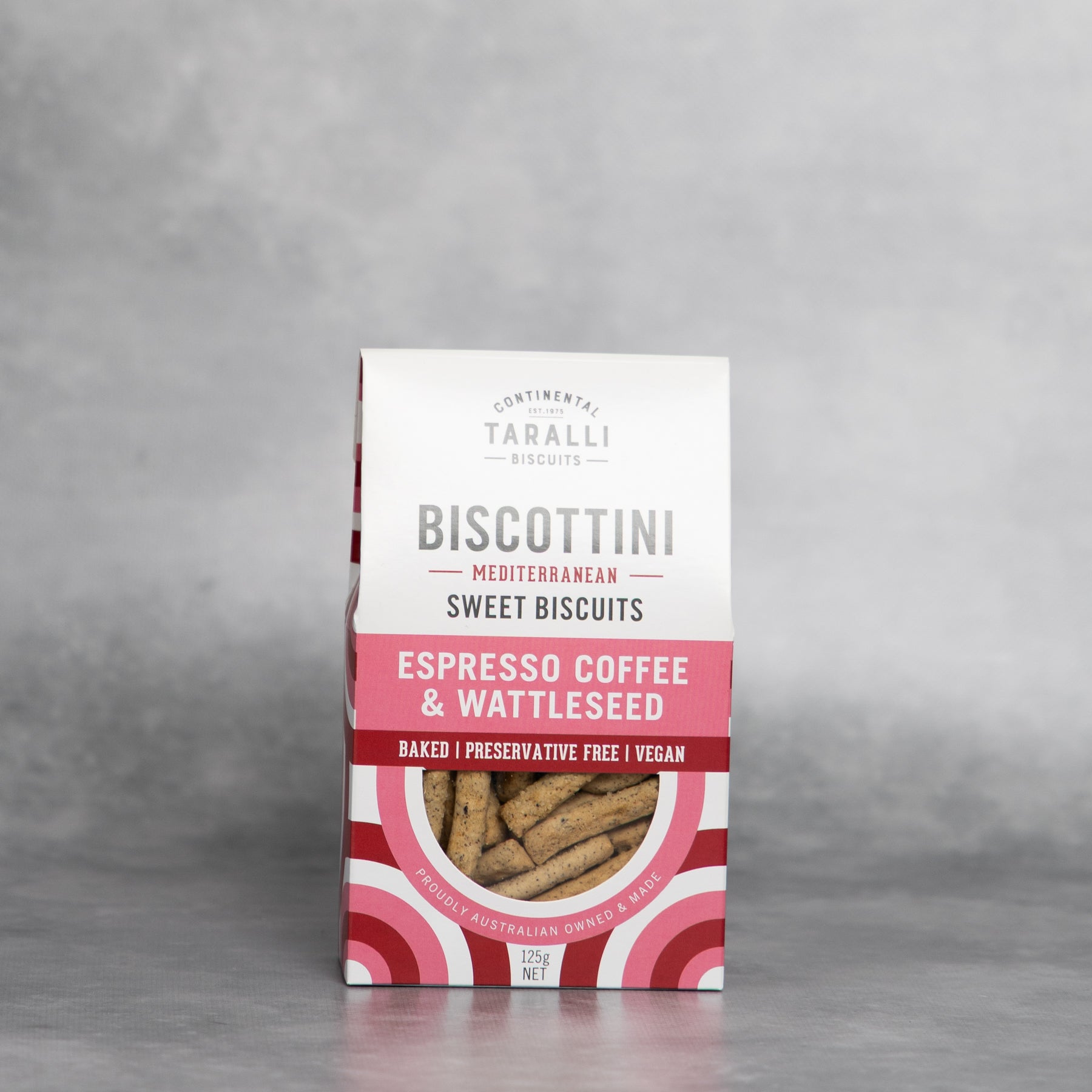 Biscottini  Espresso Coffee & Wattleseed 125g (South Australia)