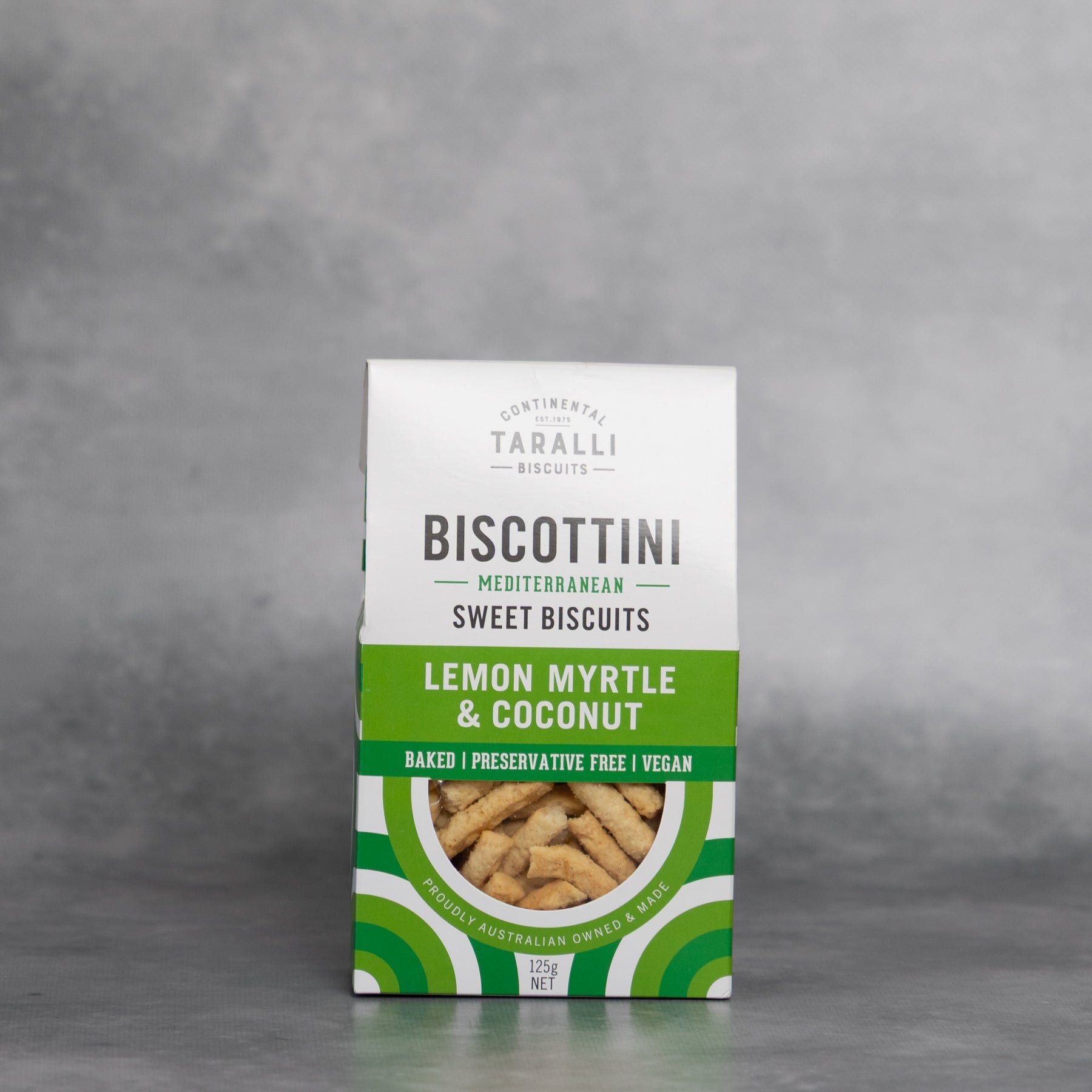 Biscottini  Lemon Myrtle & Coconut 125g (South Australia)