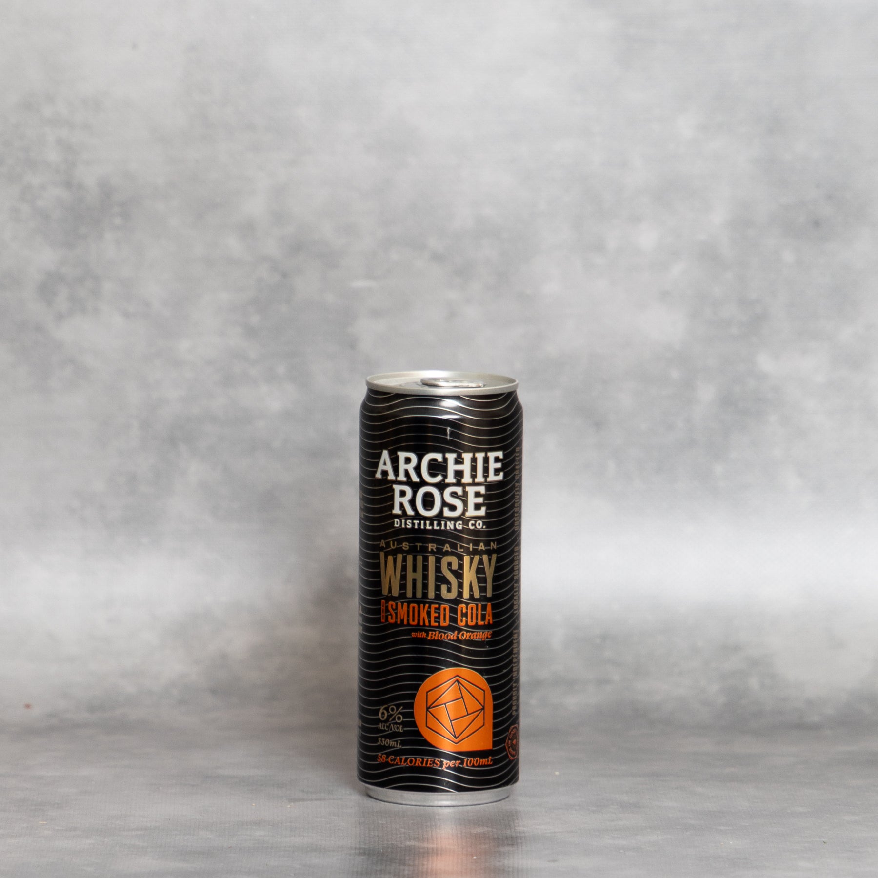 Double Malt Whiskey & Smoked Cola with Blood Orange