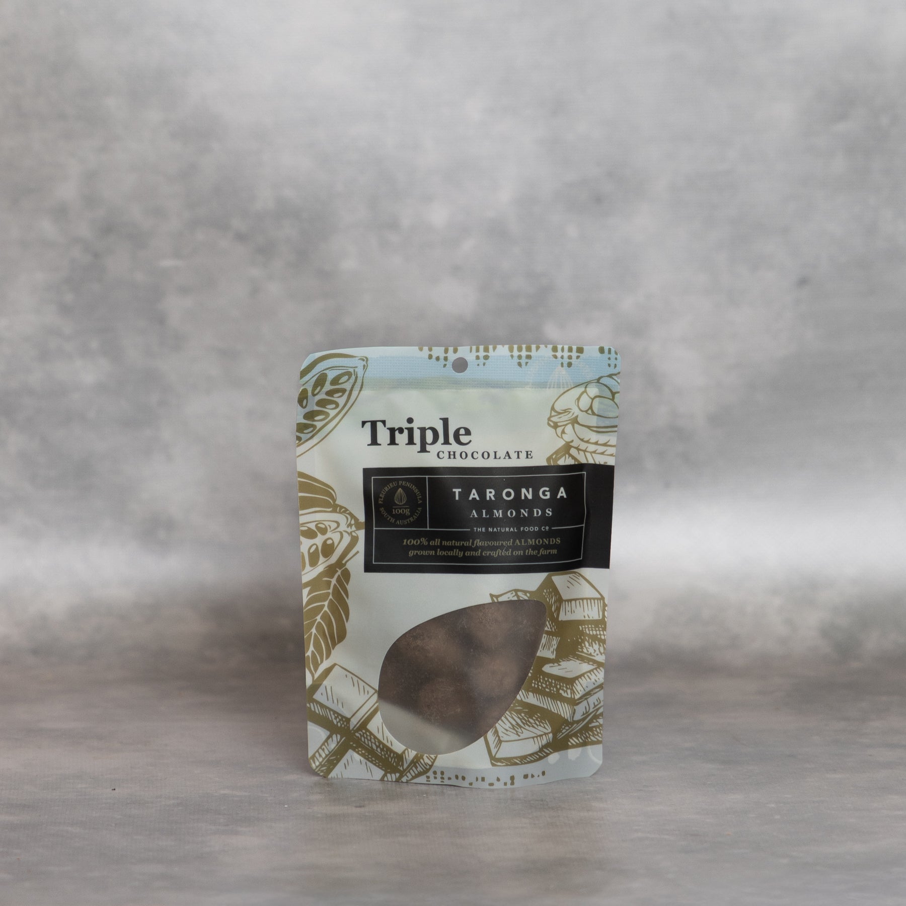 TARONGA ALMONDS TRIPLE CHOCOLATE ALMONDS