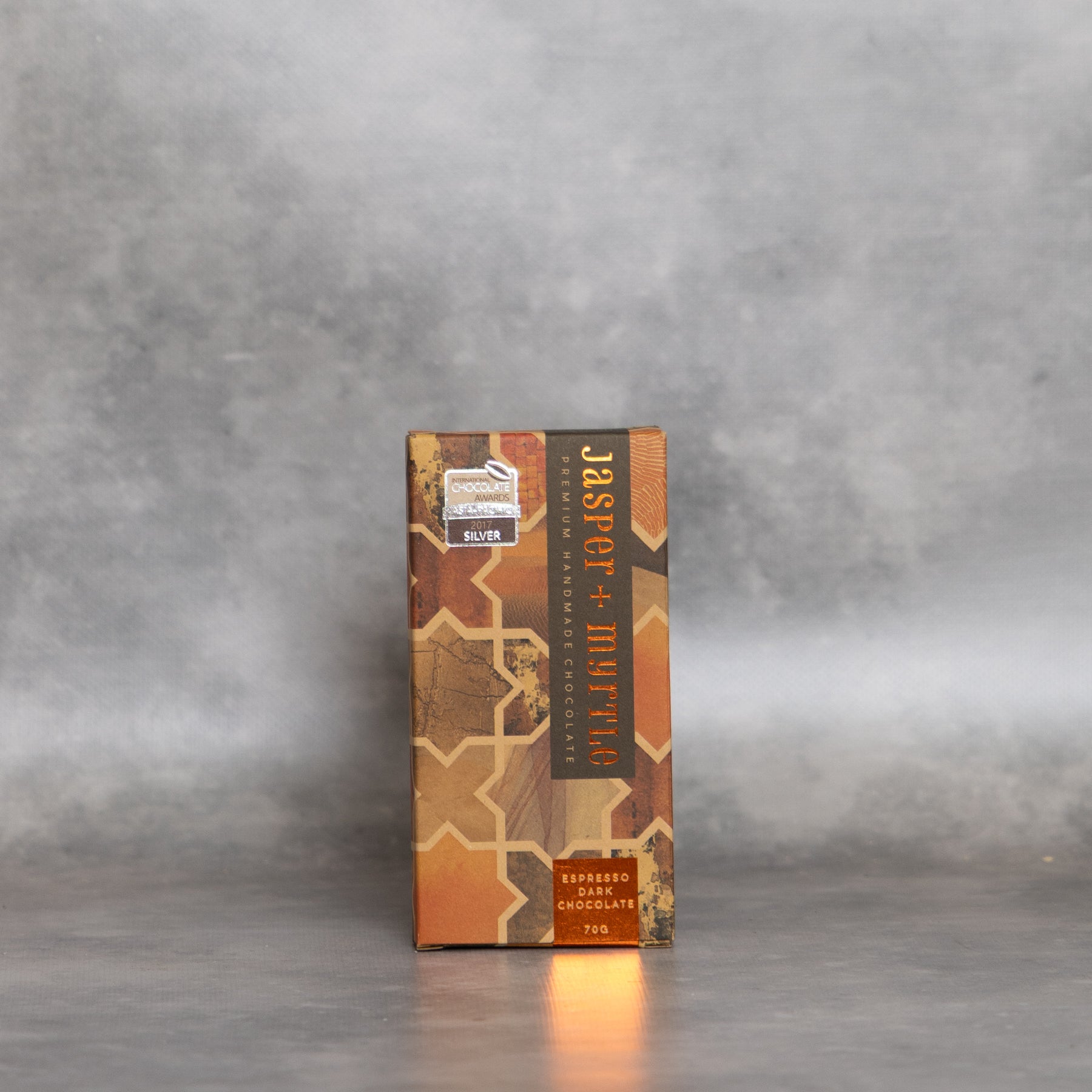 Jasper & Myrtle Espresso Dark Chocolate 70g