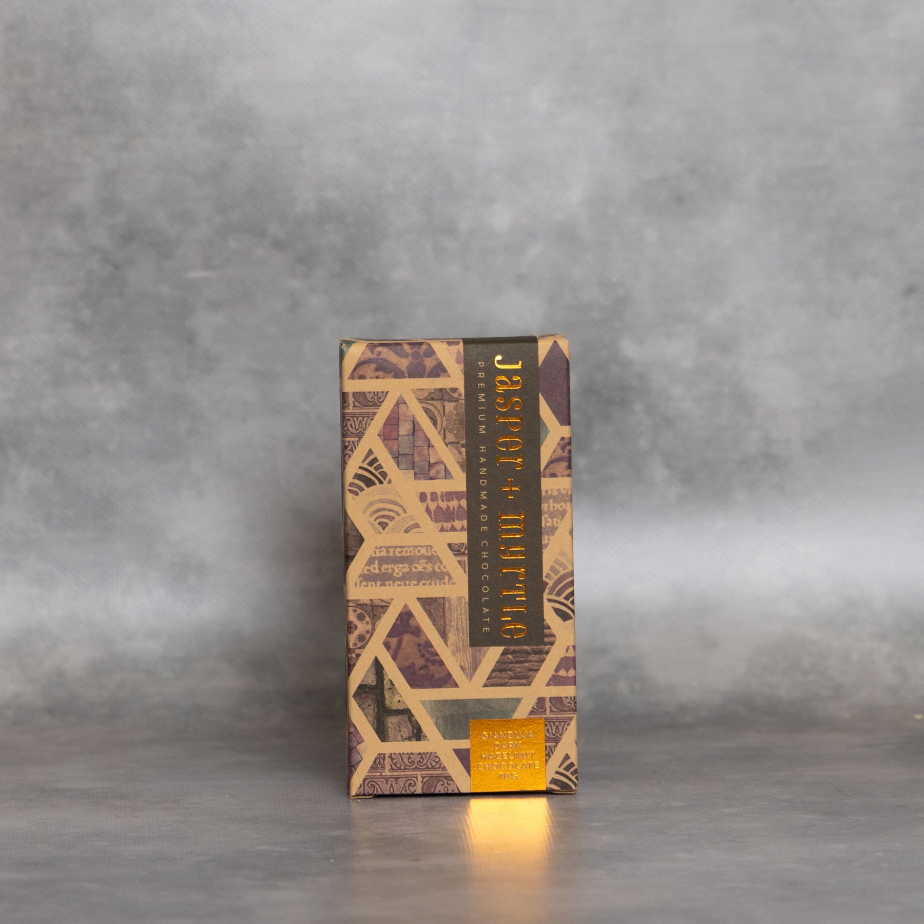 Jasper & Myrtle Gianduja Dark Hazelnut Chocolate 70g