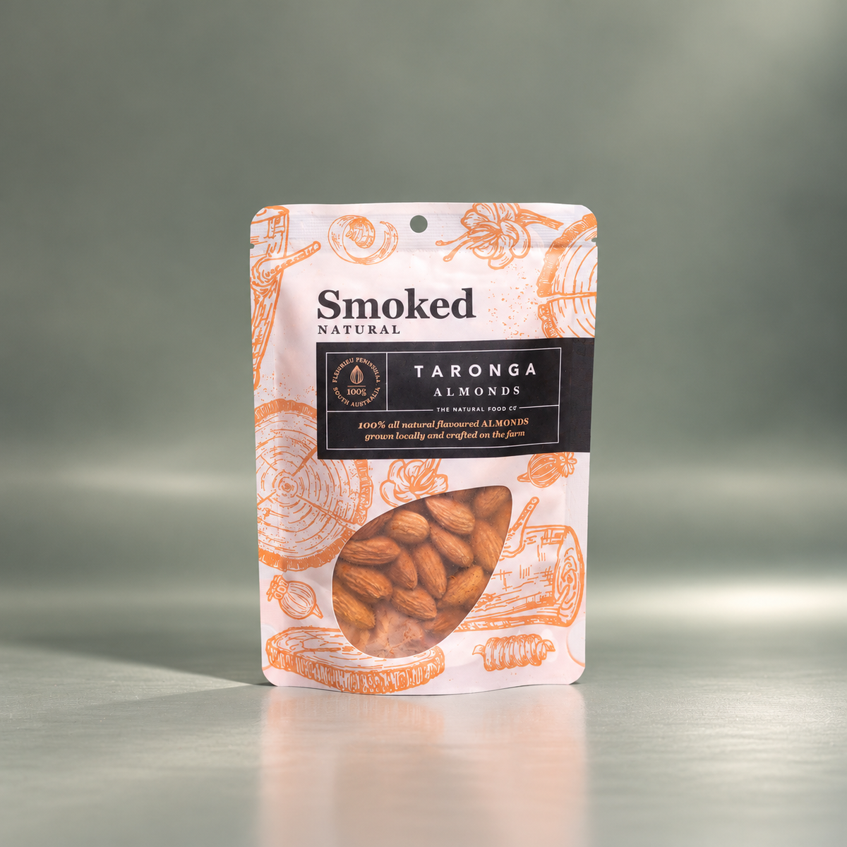 Smoked Natural Taronga Almonds 100g